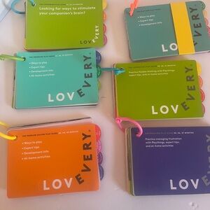 Lovevery Kids Learning Play Guides/book - Multi-Color Development Cards